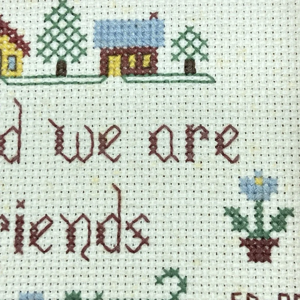 Cross Stitch Wall Hanging 